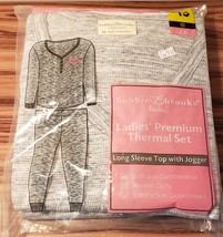 Bobbie Brooks Sleepwear Ladies&#39; Plus Premium Thermal Set Gray Size 2X - £4.79 GBP