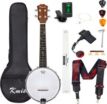 23-Inch Concert-Size Banjo Ukulele With Bag, Tuner, Strap, Strings, Pickup - £92.01 GBP
