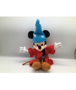 Vintage Disney Mickey Mouse Sorcerer’s Apprentice Plush 14” Fantasia Red... - $453.86 MXN