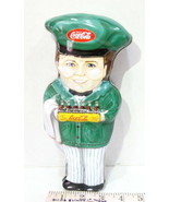 Coca-Cola Delivery Man Tin Box Vintage Green Suit Case of Cokes 1999 Hom... - £19.42 GBP