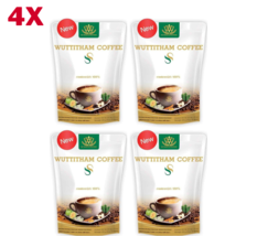 4X Wuttitham Instant Coffee SS White 32In1 Mix Weight Control Slim Healt... - $93.41