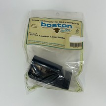 NEW Boston Leather 5574-2 Black Plain Leather Flashlight Holder For Strion Model - £10.99 GBP