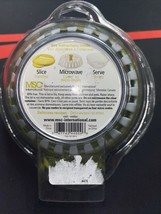 Joie Healthy Microwave Potato Chip Maker Slicer Cooker Green Lid New Sealed - $11.21