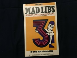 1970&#39;s Sooper Mad Libs 3 *NEW/UNUSED* bb1 - $9.99