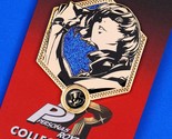 Persona 5 Royal Queen Makoto Niijima All-Out Attack Golden Enamel Pin Fi... - $14.99
