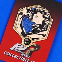 Persona 5 Royal Queen Makoto Niijima All-Out Attack Golden Enamel Pin Fi... - £11.84 GBP