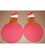 Christmas Foam Ornament Shapes 8 pc Kits &amp; Crafts Red Ornaments Creatolo... - $7.49