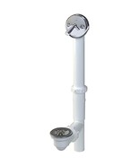 Plumb Pak PP64W Trip Lever Bath Drain, 1-1/2 in, Plastic, Polished Chrome - $47.05