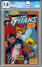 George Perez Pedigree Collection CGC 7.0 Team Titans #1 Marv Wolfman Story Teen - $98.99