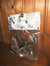 Victoria Hill Satin Silver Robe Hook (NEW) - £11.08 GBP