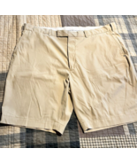 Ralph Lauren RLX Men&#39;s Size 42 Performance Golf Shorts Beige Polyester - $314.24 MXN
