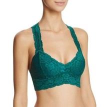 Free People Green Galloon Lace Racerback Green NWT XS New - $13.85