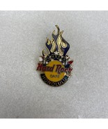 Hard Rock Cafe pin Honolulu Millennium 2000 - Logo with blue Flames (Clone) - £6.71 GBP