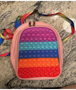 Popit fidget backpack, Push Bubble Sensory backpack, School Bag, Multipu... - £32.05 GBP