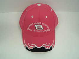 Dale Earnhardt jr 8 light up nascar racing champion pink hat baseball cap - £15.78 GBP