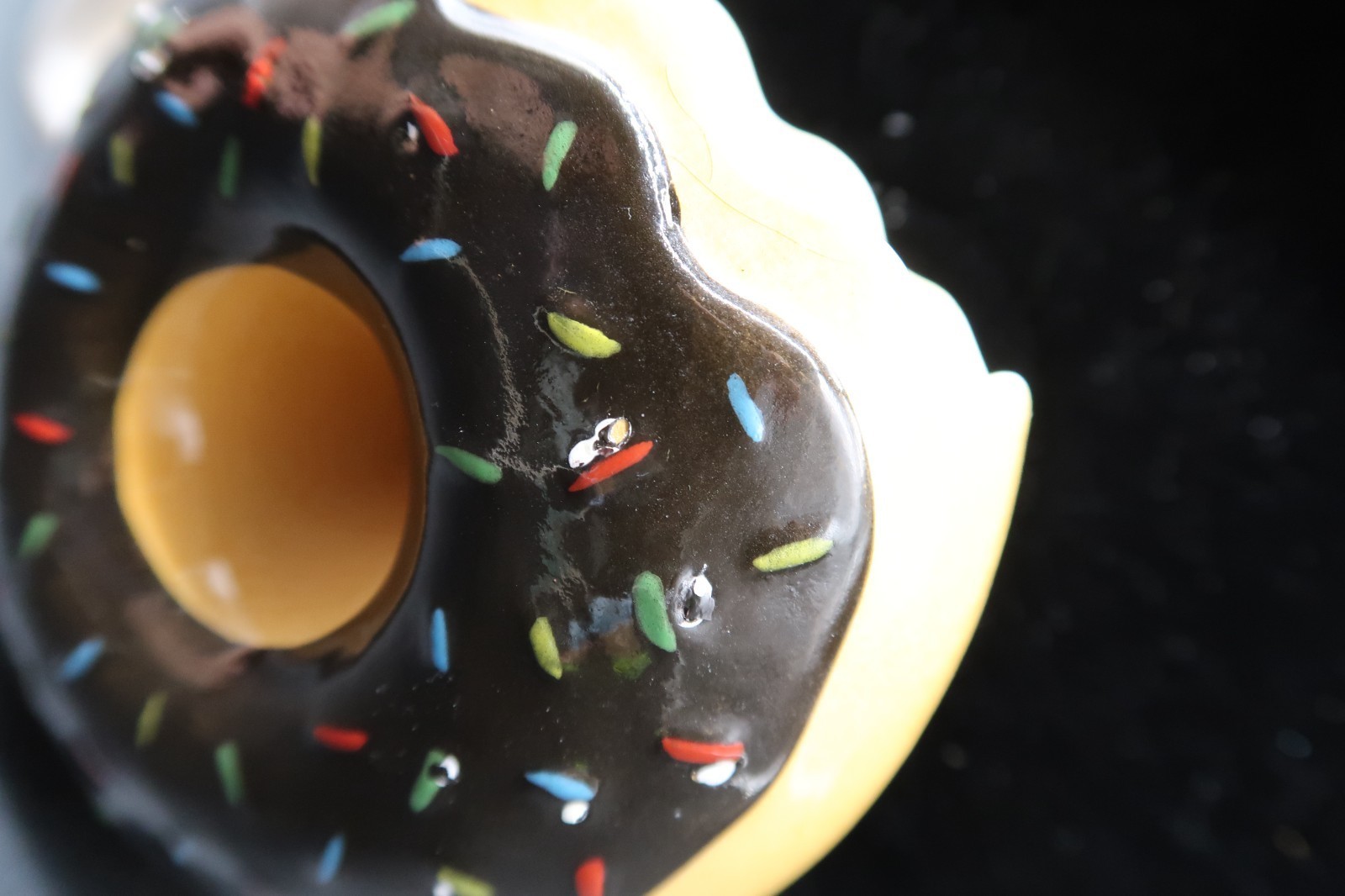 Donut Shaped Coffee Mug Cup MMMMM... Donuts Frosted Sprinkles Big Mouth Inc. Item image 11