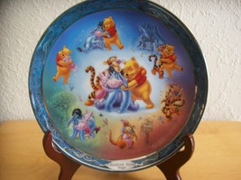 Disney Winnie the Pooh “Hundred Acre Hugs” Bradford Exchange Collector’s P - £22.38 GBP