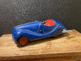 Schuco Examico 4001 Windup Metal Car Blue Original Vintage 1940s Germany - $793.98 MXN