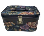 Pioneer Express Makeup Floral Tapestry Travel Bag Zips Closed No Strap - $25.16