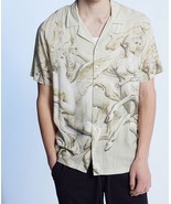 PacSun Greek Stone Woven Camp Shirt Size XL EUC Sold Out Online - $38.35 CAD