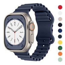 Silicone Ocean Strap For Apple Watch Band - £11.18 GBP