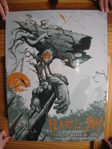 Pearl Jam Poster Concert First Ontario Center March 2020 - $274.23