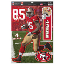 San Francisco 49ers Decal 11x17 Multi Use Vernon Davis Design CO - $772.84 MXN