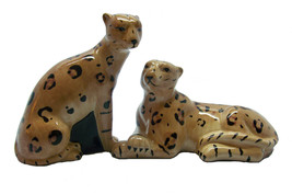 Leopard 23178 Exotic Jungle 3D Ceramic Salt &amp; Pepper Shaker Set Tre Sore... - £18.14 GBP