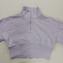 Offline by Aerie RN#54485 Girl's Small Lavender 1/4 Zip Pullover Sweatshirt image 11