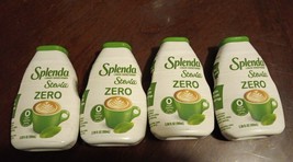 Lot of 4  SPLENDA Stevia Liquid Zero Calorie Sweetener Drops 3.38oz(L37) - £16.73 GBP