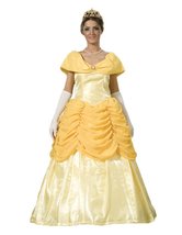 Women&#39;s Belle Beauty and the Beast Dress Theater Costume L Yellow - £277.95 GBP