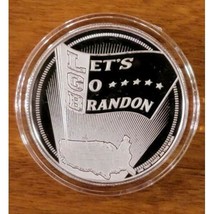 Let&#39;s Go Brandon - No Mask Required New Series 1 Troy Oz Silver Round .9... - $62.25