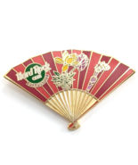 VTG Hard Rock Cafe Guangzhou China 2001 Asia Flowers Fan Series Pin Adve... - €15,34 EUR