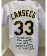 Jose Canseco Signed Autographed Oakland A&#39;s White Baseball Jersey - Beck... - €85,92 EUR