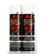 2 Ct Ace 15 Oz Rust Stop Indoor Outdoor White Flat Seal Excellent Adhesi... - $29.97 CAD