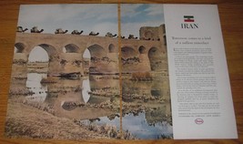 1960 Esso Oil Ad - Iran Tomorrow comes to a land of a million yesterdays - $14.99