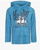 Hurley H20-Dri Hooded Long Sleeve Pullover Shirt, infant Boys 12M, 18M, 24M (P) - £15.97 GBP