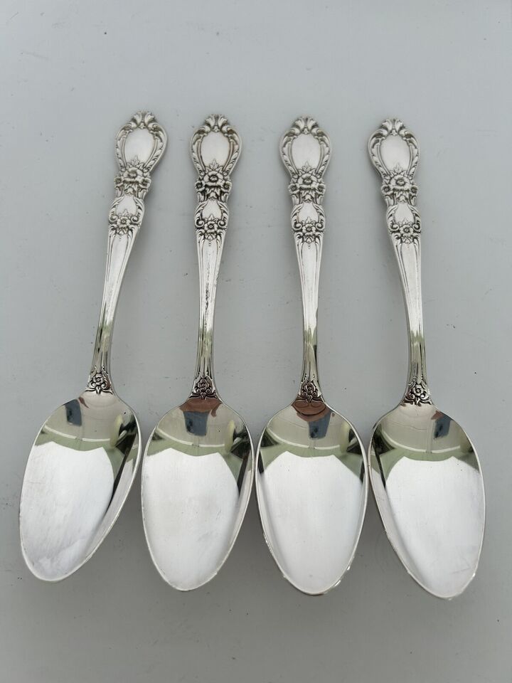 1 HERITAGE 1847 Rogers Bros Dessert  Spoon, 6” International Silver Plat... - $9.99