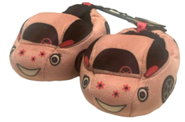 Wonder Nation Infant Girls Racecar Slippers Size 2 Pink - £8.62 GBP