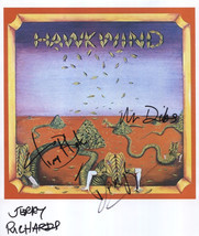Hawkwind (Band) Dave Brock + 3 SIGNED  8" x 10" Photo + COA Lifetime Guarantee - $152.99