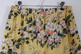 Vtg 90s Gap L Yellow Floral Cotton Jersey Sleep PJ Pajama Shorts - £23.10 GBP