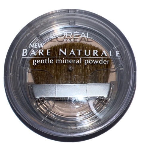 L'Oreal BARE NATURALE GENTLE MINERAL FACE POWDER #408 SOFT IVORY (New/Sealed) - $14.62