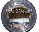 L&#39;Oreal BARE NATURALE GENTLE MINERAL FACE POWDER #408 SOFT IVORY (New/Se... - $14.62