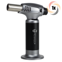 1x Torch Space King Gray &amp; Black Butane AS102-1 Torch | Adjustable Flame - £22.90 GBP