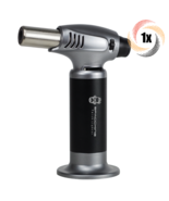1x Torch Space King Gray &amp; Black Butane AS102-1 Torch | Adjustable Flame - £22.46 GBP