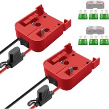 2 Packs Power Wheels Adapter For Milwaukee, M18 18V Battery Adapter Power Wheel  - £25.38 GBP