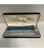 Cross Sterling Silver Ladies Ball Pen &amp; Mechanical Pencil Set “LEADERSHI... - $1,883.95 MXN