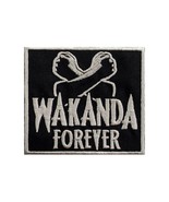 Wakanda Forever. Embroidered Patch. Iron On. Sew On. Size 3.9&#39;&#39; x 3.5&#39;&#39; - £7.85 GBP