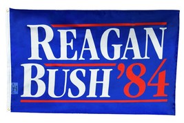 Reagan Bush 1984 84 President Election Flag Banner Republican 40 41 George GOP - £11.25 GBP