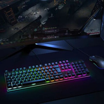 AUKEY KMG12 Mechanical Keyboard Blue Switches 104 Keys with Gaming Software USB - £31.46 GBP